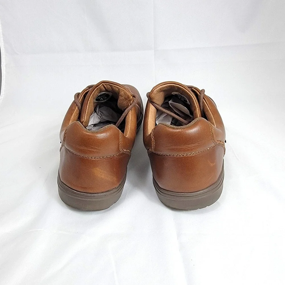 Lems Nine2Five Oxfords Mens Size 42 Mocha Brown Leather Barefoot Shoes